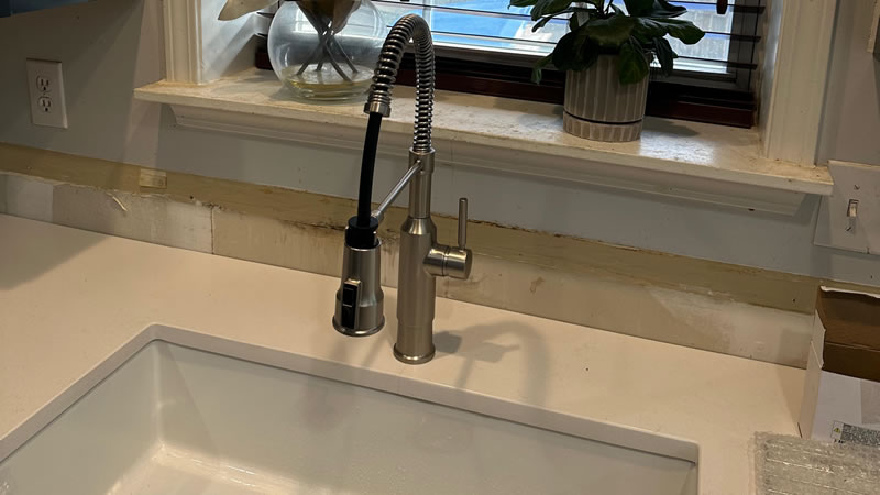 New Faucet Installation